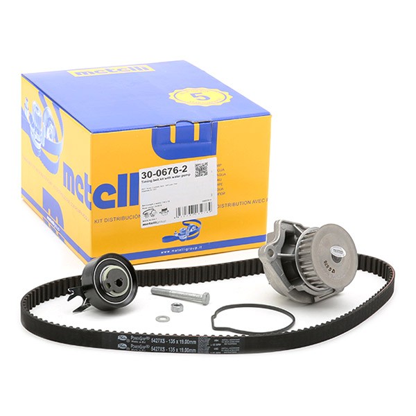 METELLI Pompe à Eau + Kit De Distribution 30-0676-2 Pompe à eau + kit de courroie de distribution VW