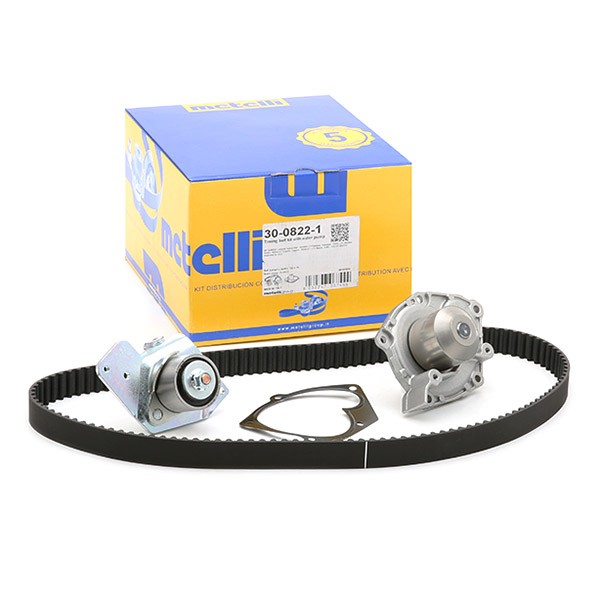 METELLI Pompe à Eau + Kit De Distribution 30-0822-1 Pompe à eau + kit de courroie de distribution RE