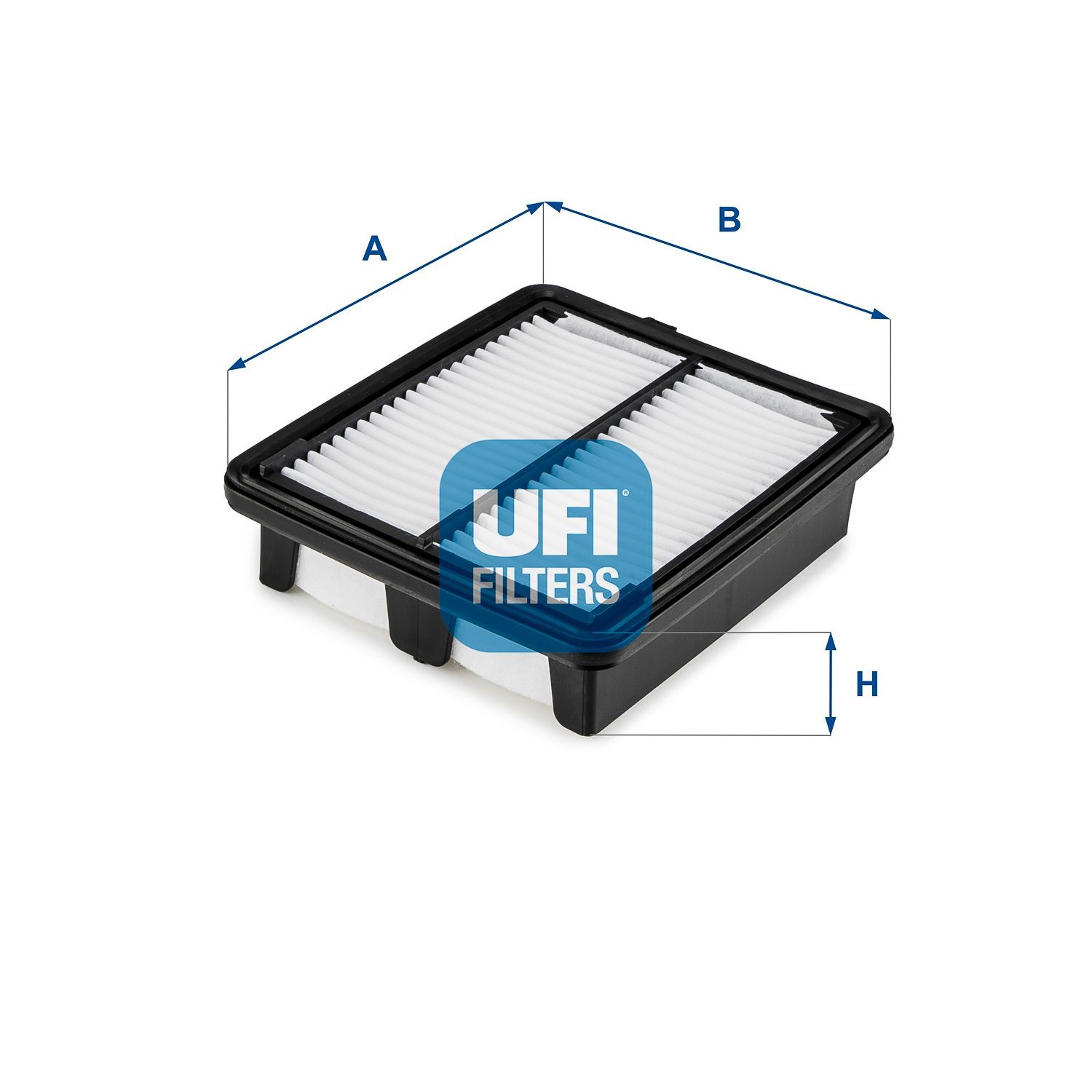 UFI  30.617.00 Filtro aria Lunghezza: 172,5mm, Largh.: 153mm, Alt.: 46mm