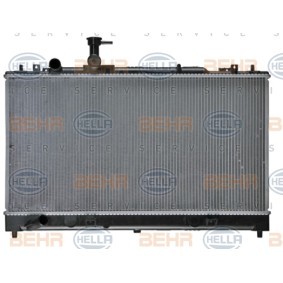 Radiador, refrigeración del motor con OEM número L327-15-200A