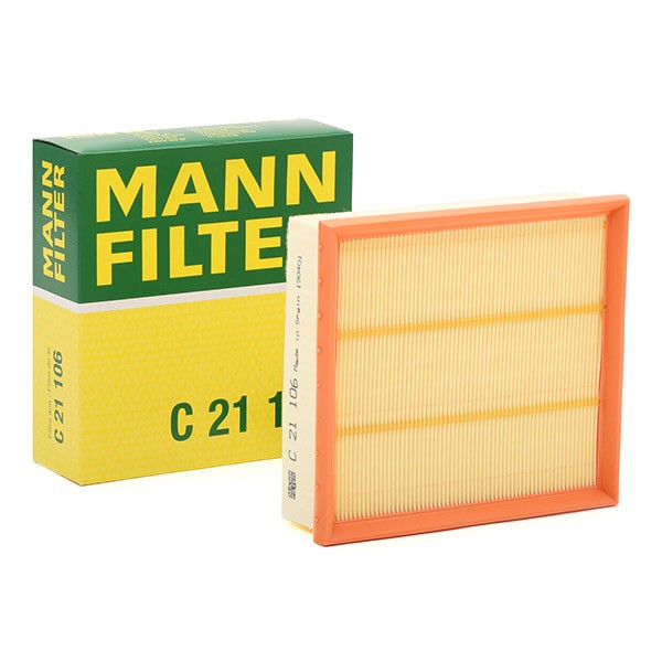 Image of MANN-FILTER Filtro aria Cartuccia filtro C 21 106 Filtro dell'aria,Filtro aria motore OPEL,FIAT,ALFA ROMEO,COMBO Kasten/Kombi (X12)