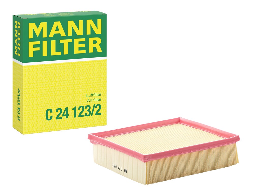 Image of MANN-FILTER Filtro aria Cartuccia filtro C 24 123/2 Filtro dell'aria,Filtro aria motore RENAULT,ALPINE,CLIO II (BB0/1/2_, CB0/1/2_),ESPACE IV (JK0/1_)009