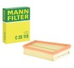 MANN-FILTER C25115 für RENAULT MEGANE 2014 günstig online