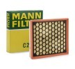 MANN-FILTER Filtro aria motore SAAB Cartuccia filtro