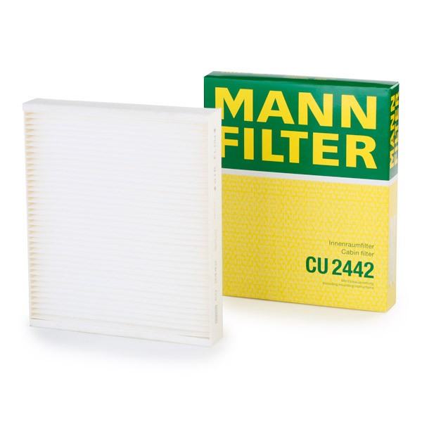 Filtro, aire habitáculo CU 2442 MANN-FILTER CU 2442 en calidad original