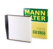 MANN-FILTER CU2855 Raitisilmasuodatin alkuperäistä laatua