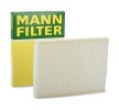 SKODA OCTAVIA 2016 Kabinový filtr MANN-FILTER CU2882 v originální kvalitě
