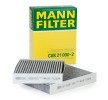 962462 MANN-FILTER CUK210002 carbone attivo e biofunzionale Filtro abitacolo di qualità originale