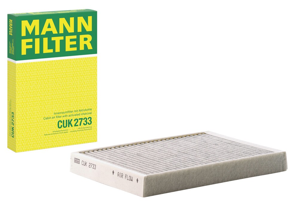 MANN-FILTER Raitisilmasuodatin Aktiivihiilisuodatin CUK 2733 Sisäilmansuodatin,Suodatin, Sisäilma VOLVO,LAND ROVER,JAGUAR,V70 II (285),XC60 (156)