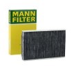 Filtro de aire acondicionado MANN-FILTER CUK2940 catálogo
