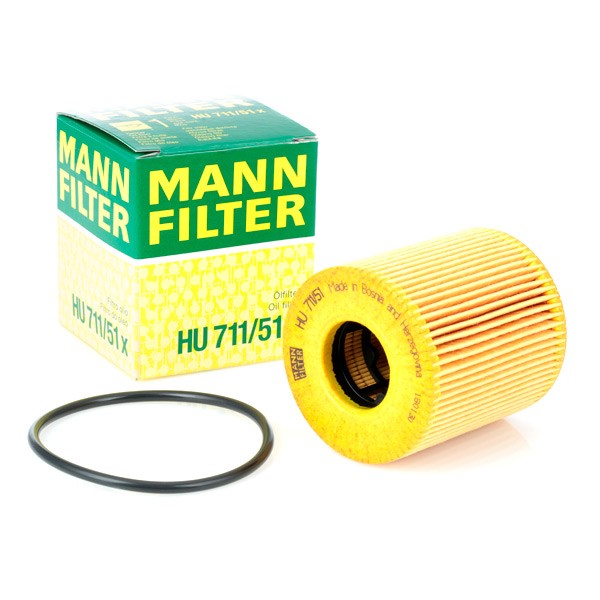 Filtro de aceite para motor MANN-FILTER HU711/51x conocimiento experto