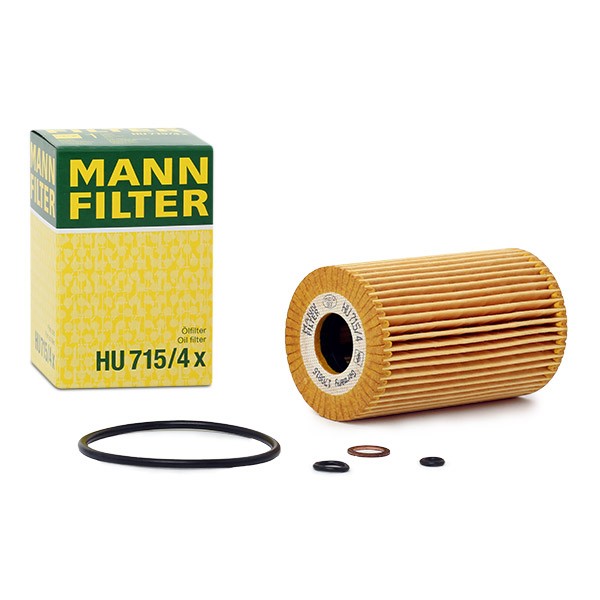 Filtro olio MANN-FILTER HU 715/4 x 4011558292706