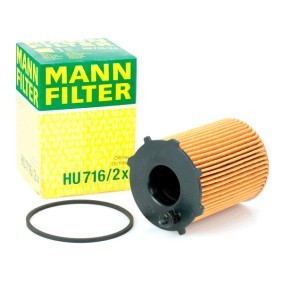 Filtro de aceite 16510-73J02-000 MANN-FILTER HU716/2x SUZUKI, IVECO