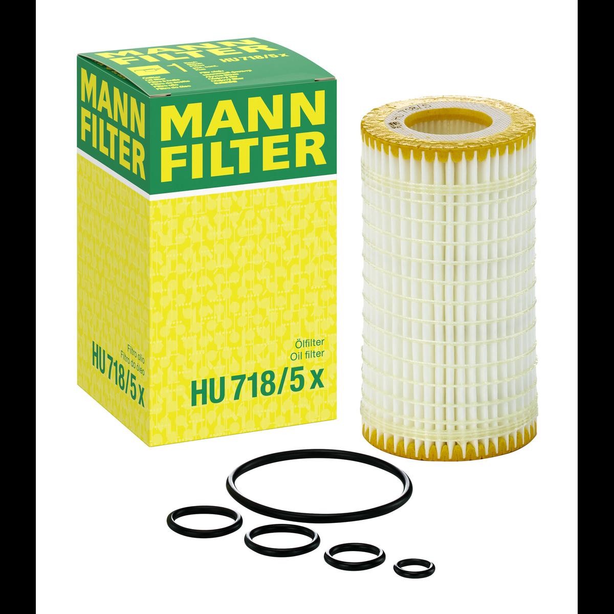 Filtro de aceite para motor MANN-FILTER HU 718/5 x 4011558295301