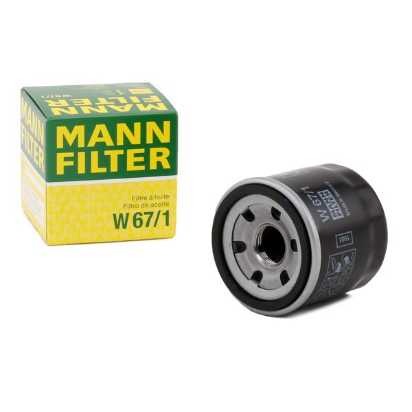 Olejový filtr MANN-FILTER W67/1 odborné znalosti