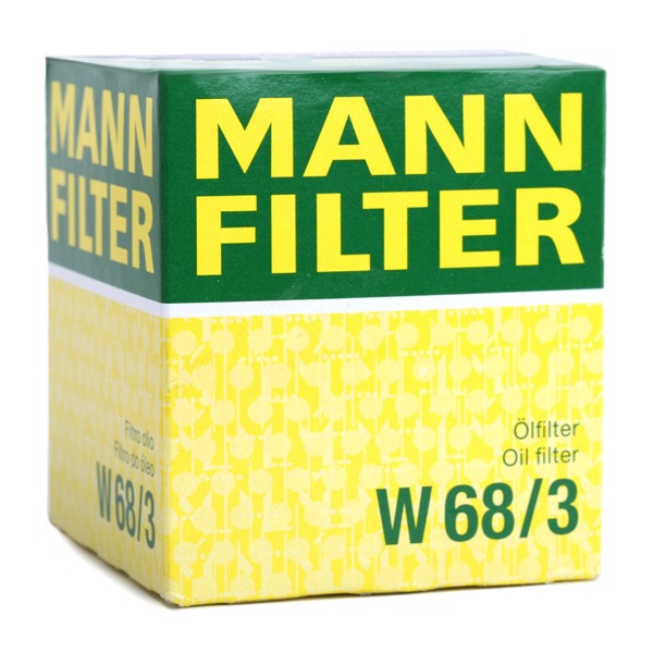 MANN-FILTER W 68/3 Filtre à huile 3/4-16 UNF, avec un clapet de 