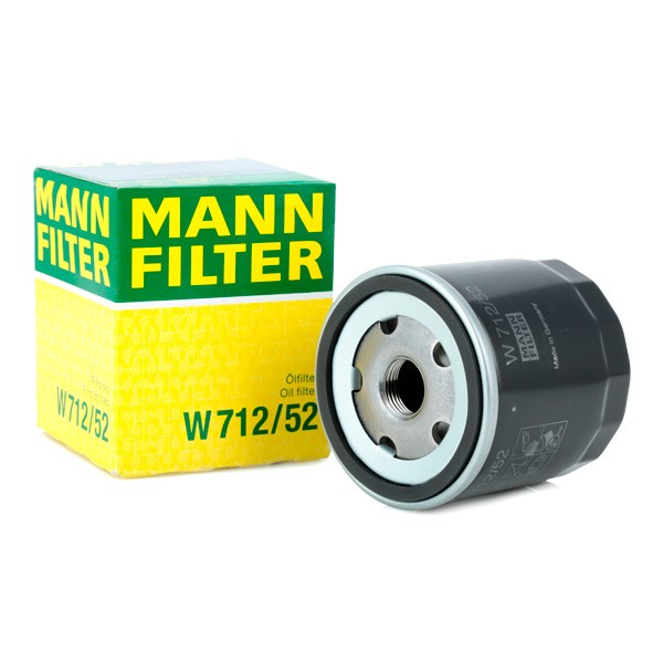 Filtro de aceite para motor MANN-FILTER W712/52 conocimiento experto