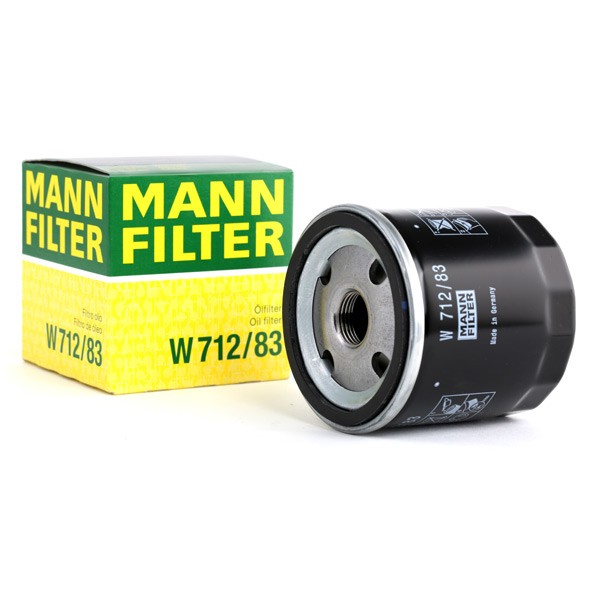 Filtro de aceite para motor MANN-FILTER W712/83 conocimiento experto