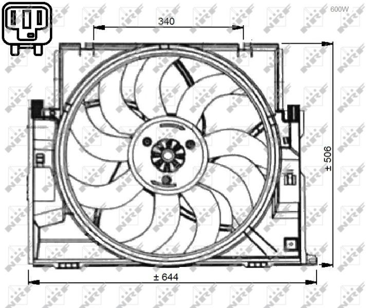 Вентилатор за охлаждане на двигателя NRF 47736 експертни познания
