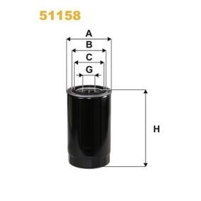Ölfilter 1173482 WIX FILTERS 51158 FIAT, IVECO