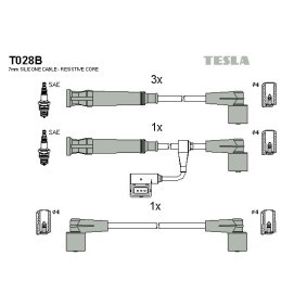 Tesla T028B Ignition Cable Kit 