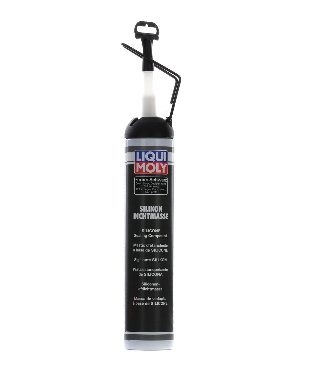LIQUI MOLY Substance étanchéisante Silikon-Dichtmasse schwarz 6185