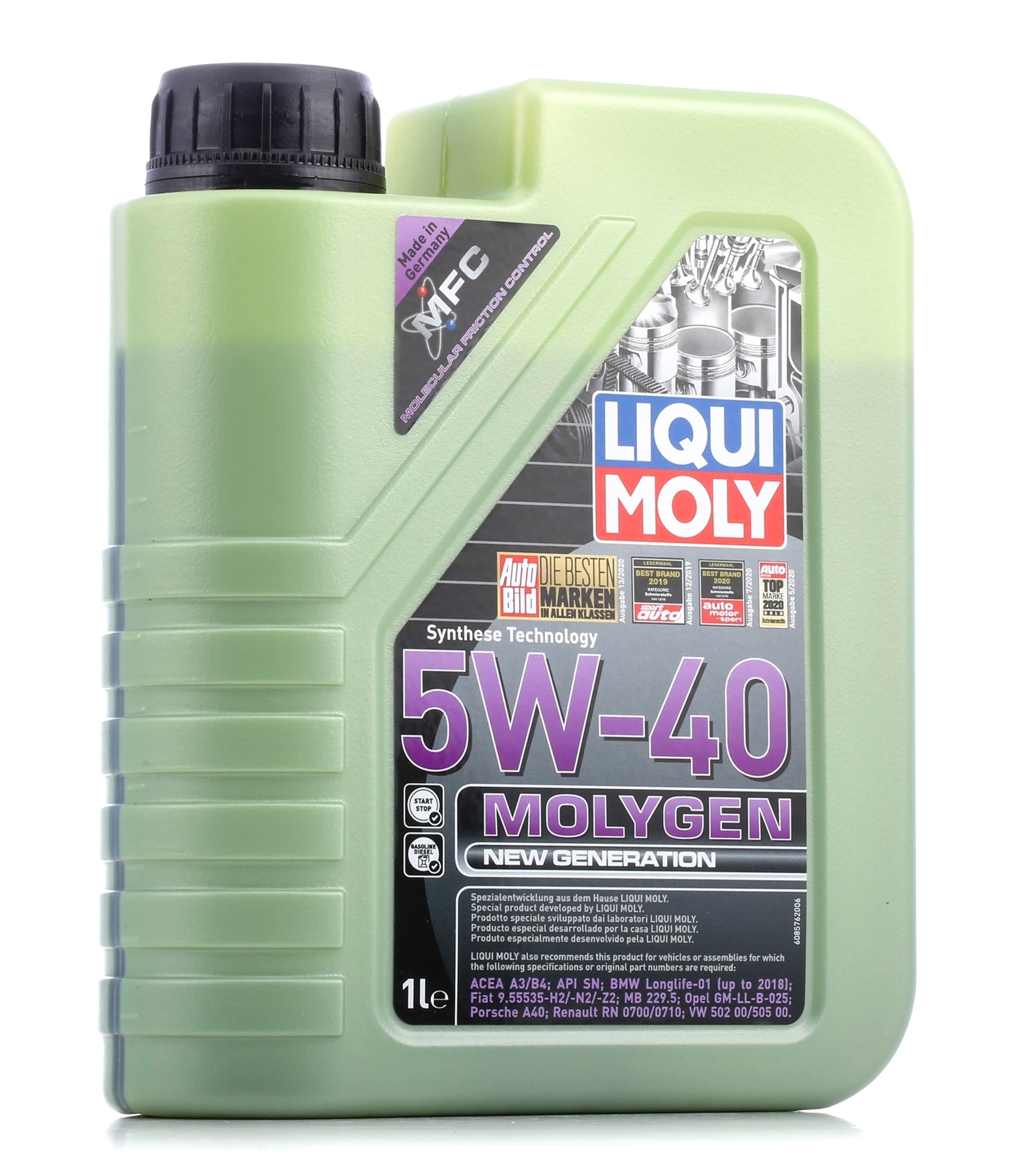 LIQUI MOLY Huile moteur Molygen New Generation 5W-40 8576