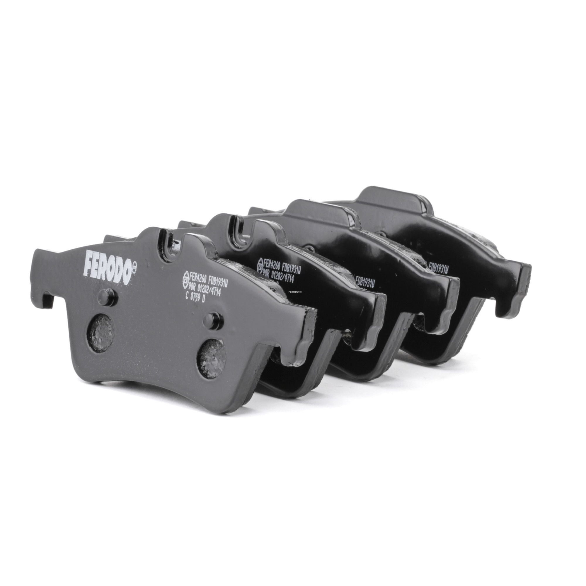 FERODO Plaquettes De Frein FDB1931W Jeu De Plaquettes De Frein,Jeu de plaquettes de frein, frein à d