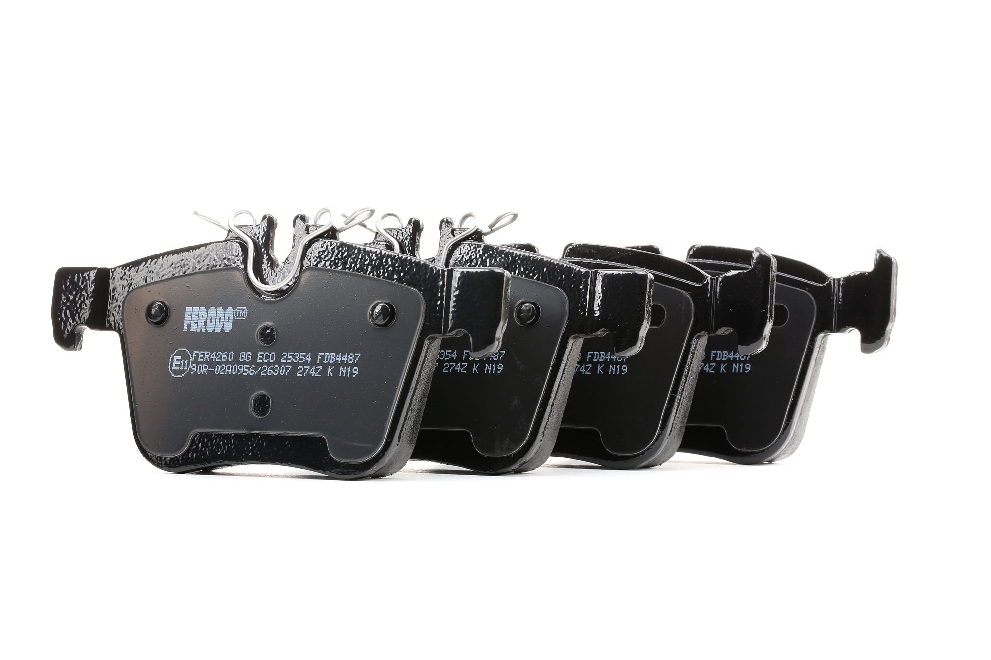 FERODO Plaquettes De Frein FDB4487 Jeu De Plaquettes De Frein,Jeu de plaquettes de frein, frein à di