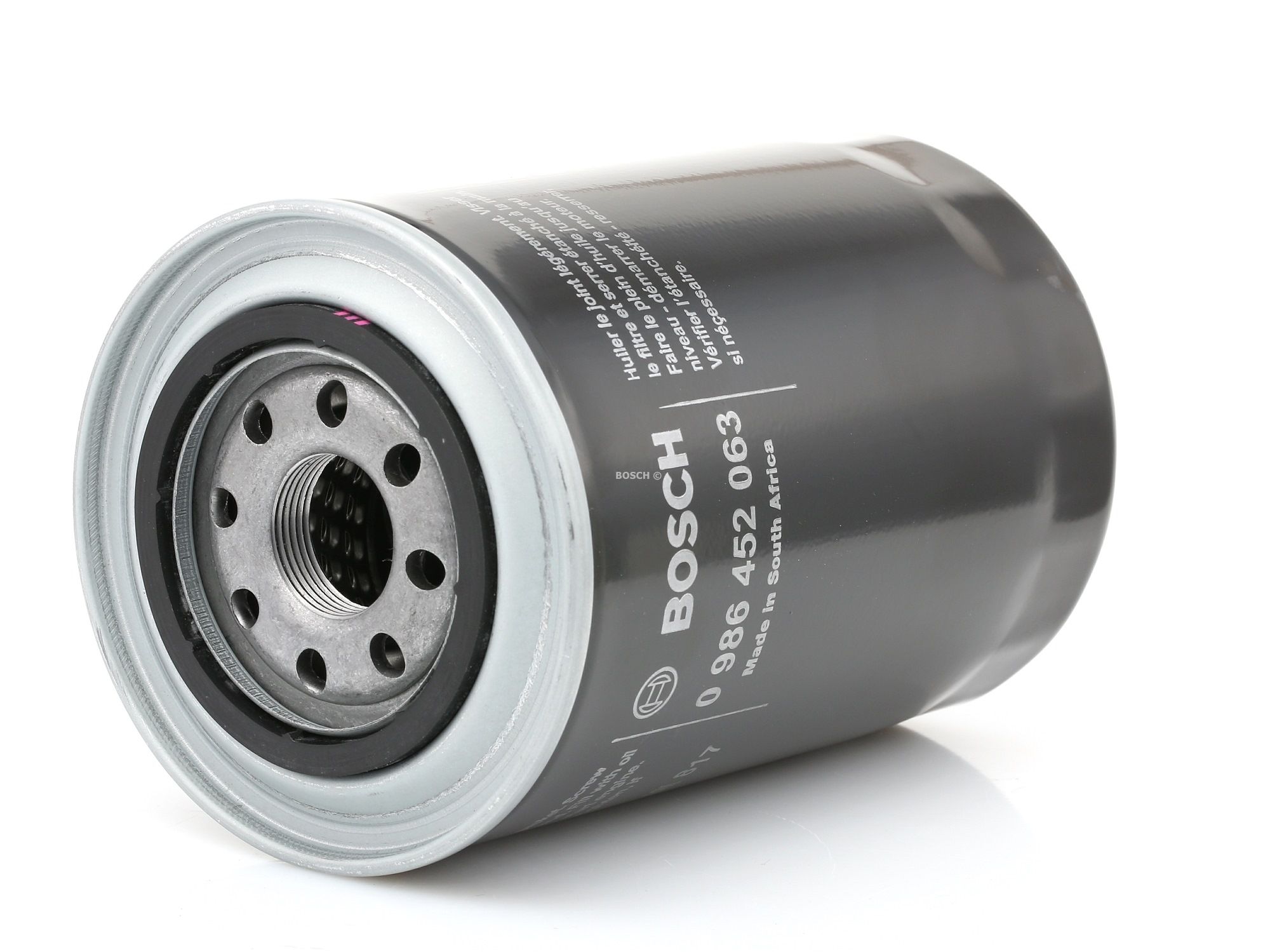 BOSCH Filtre à Huile 0 986 452 063 Oil Filtre MITSUBISHI,PAJERO II V3_W, V2_W, V4_W,L 200 K7_T, K6_T