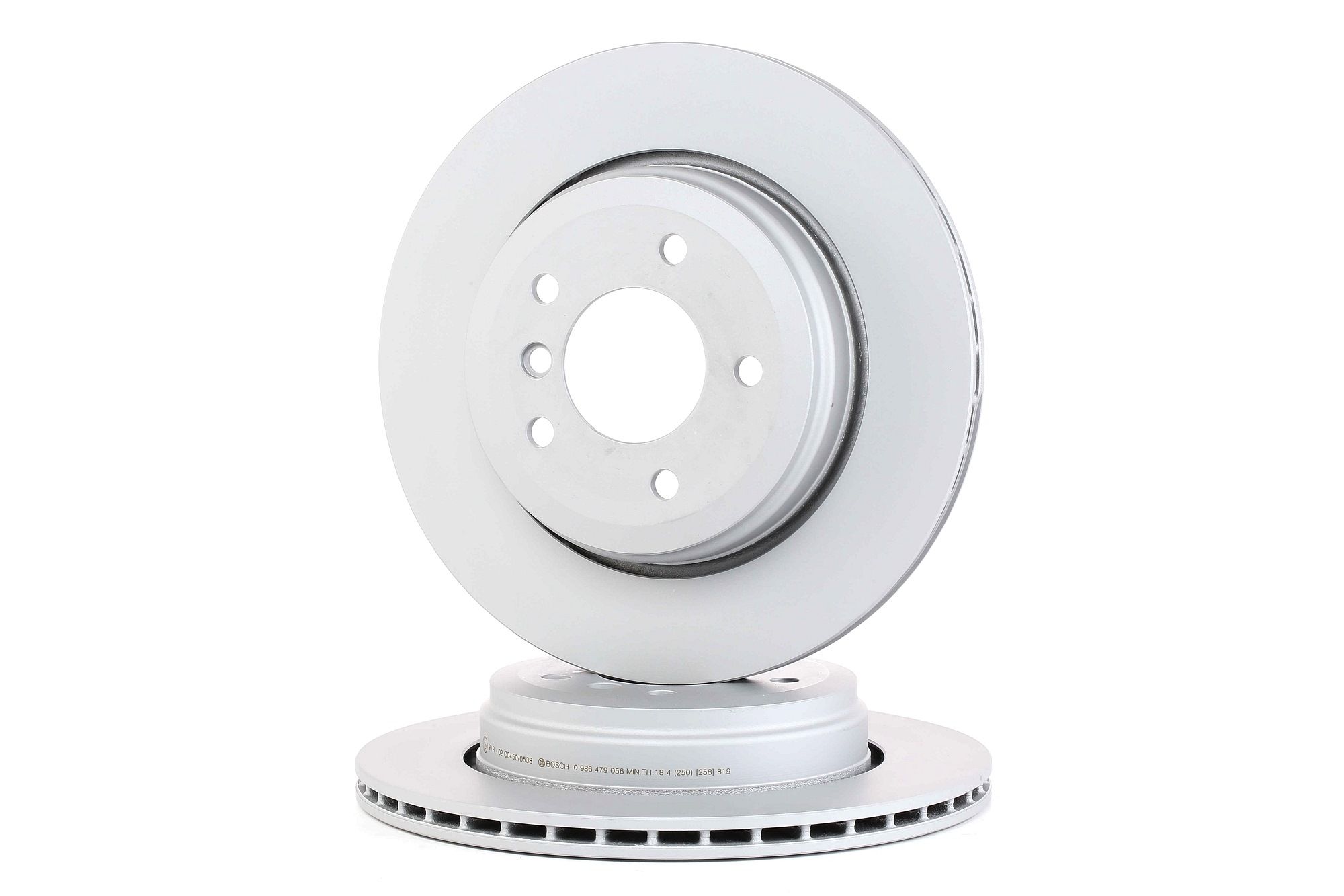 BOSCH Disques De Frein 0 986 479 056 Frein à Disque,Disque de frein BMW,5 E60,5 Touring E61,6 E63,6