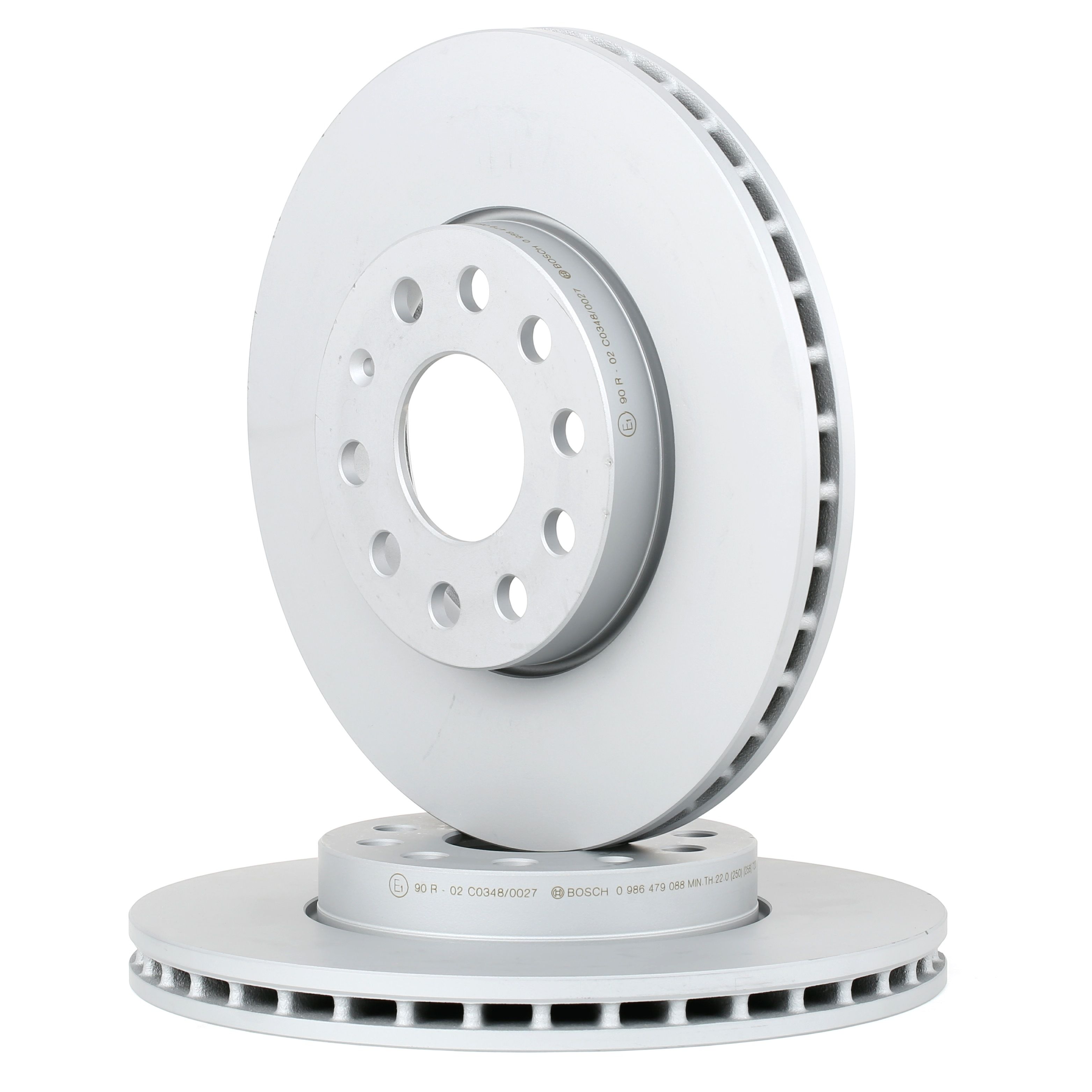 BOSCH Disques De Frein 0 986 479 088 Frein à Disque,Disque de frein AUDI,VW,SKODA,A3 8P1,A3 Sportbac