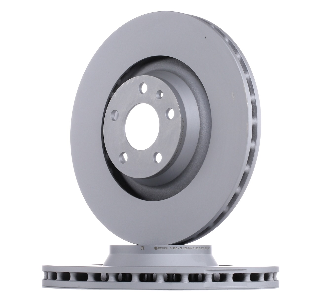 BOSCH Disques De Frein 0 986 479 260 Frein à Disque,Disque de frein AUDI,A6 4F2, C6,A6 Avant 4F5, C6