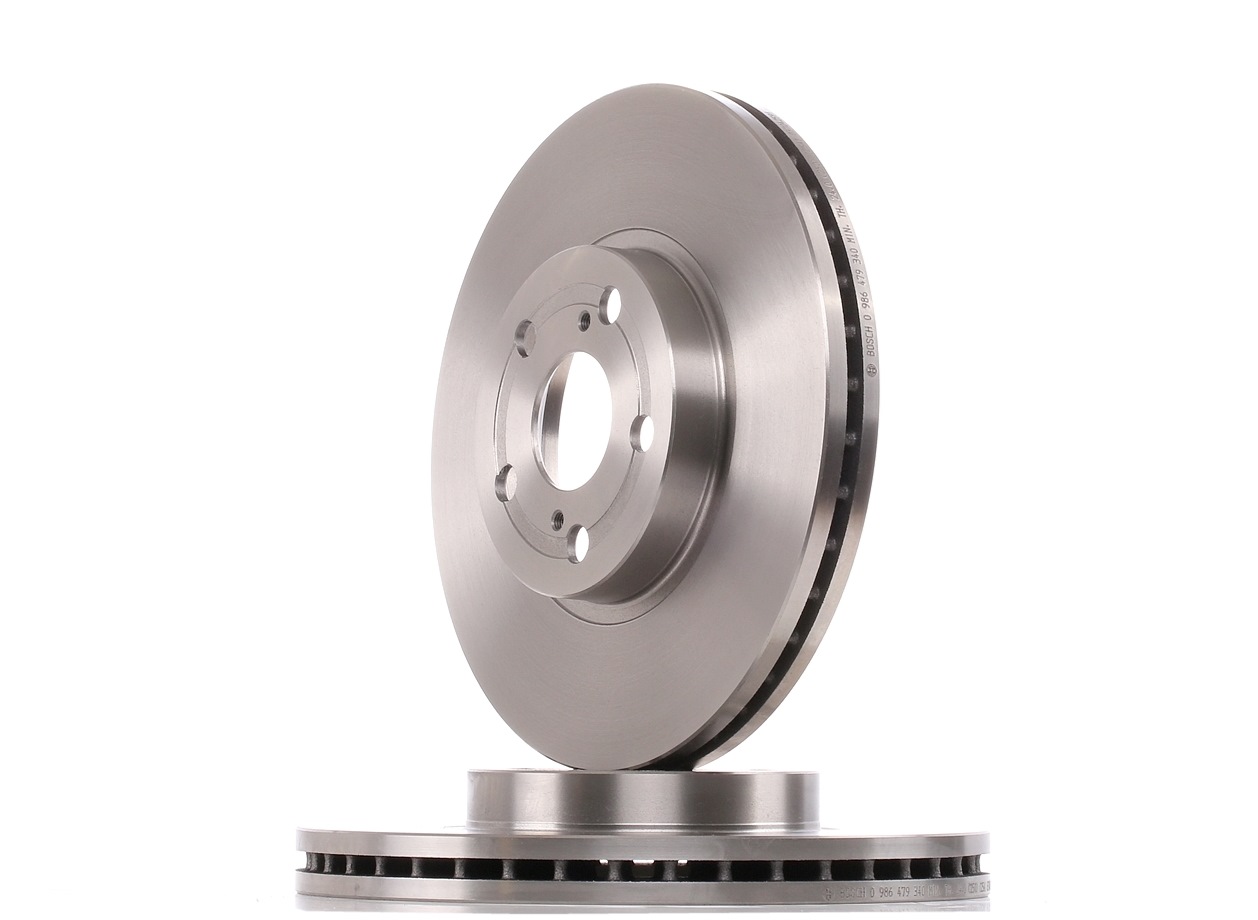 BOSCH Disques De Frein 0 986 479 340 Frein à Disque,Disque de frein TOYOTA,AVENSIS T25_,AVENSIS Ranc