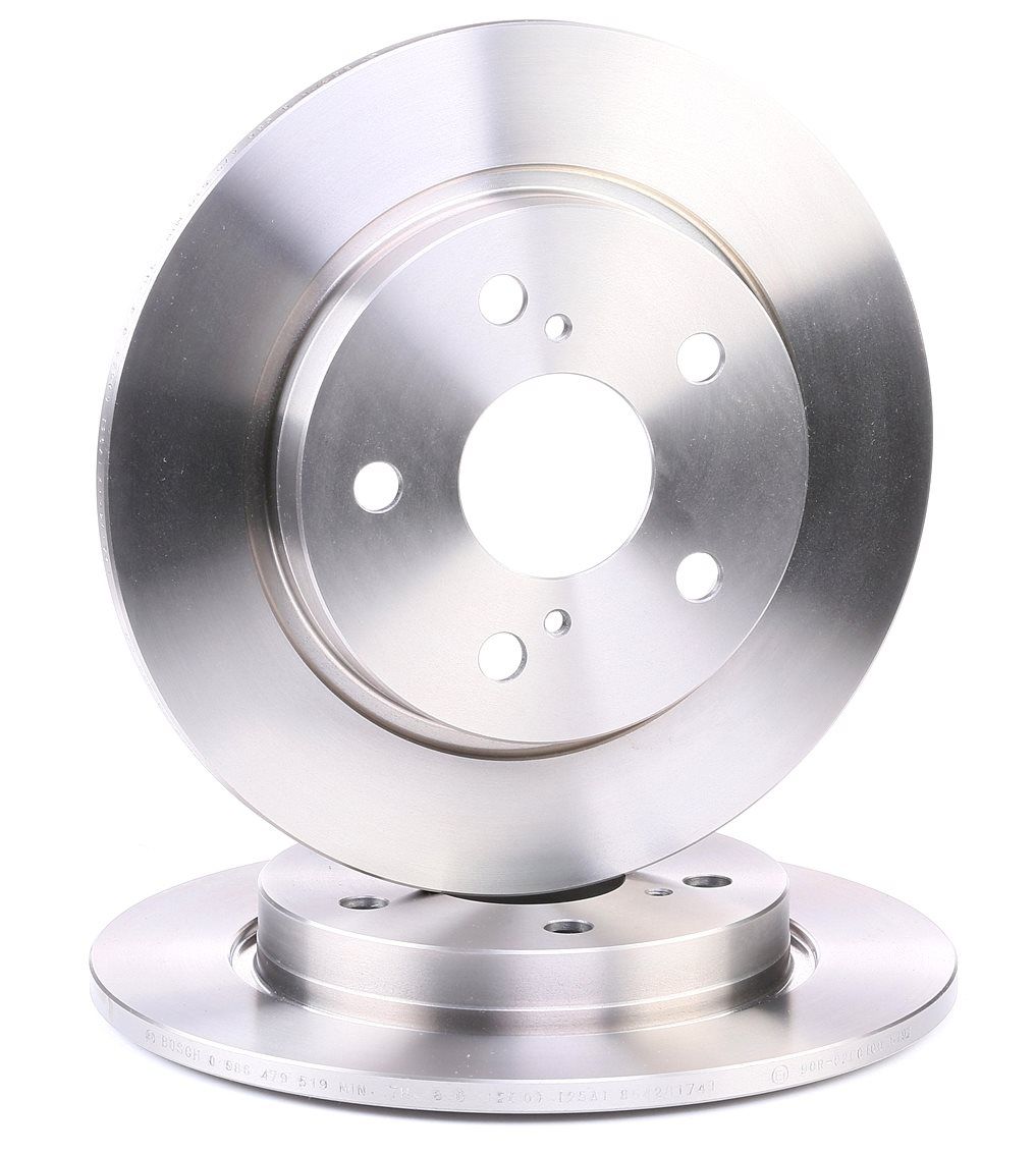 BOSCH Disques De Frein 0 986 479 519 Frein à Disque,Disque de frein TOYOTA,AURIS NRE15_, ZZE15_, ADE
