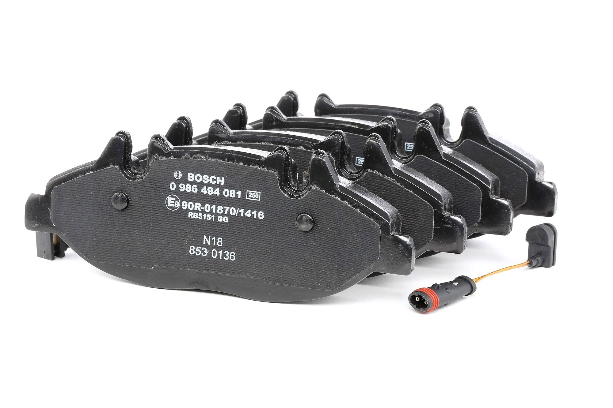 BOSCH Plaquettes De Frein 0 986 494 081 Jeu De Plaquettes De Frein,Jeu de plaquettes de frein, frein