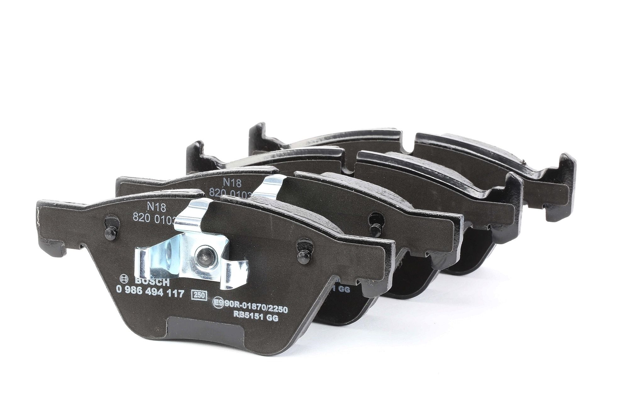 BOSCH Plaquettes De Frein 0 986 494 117 Jeu De Plaquettes De Frein,Jeu de plaquettes de frein, frein