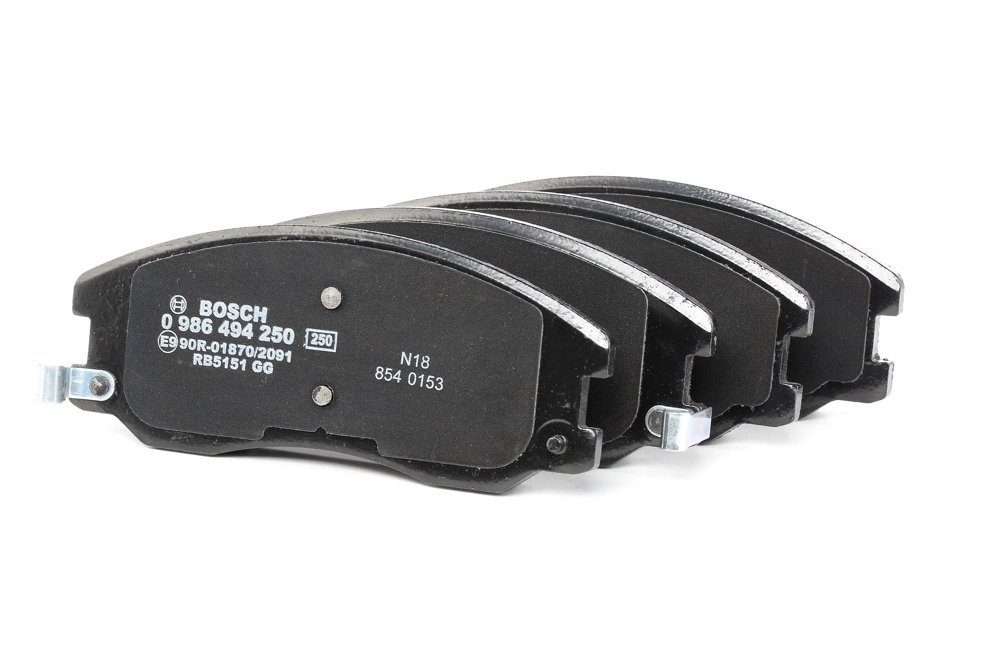 BOSCH Plaquettes De Frein 0 986 494 250 Jeu De Plaquettes De Frein,Jeu de plaquettes de frein, frein