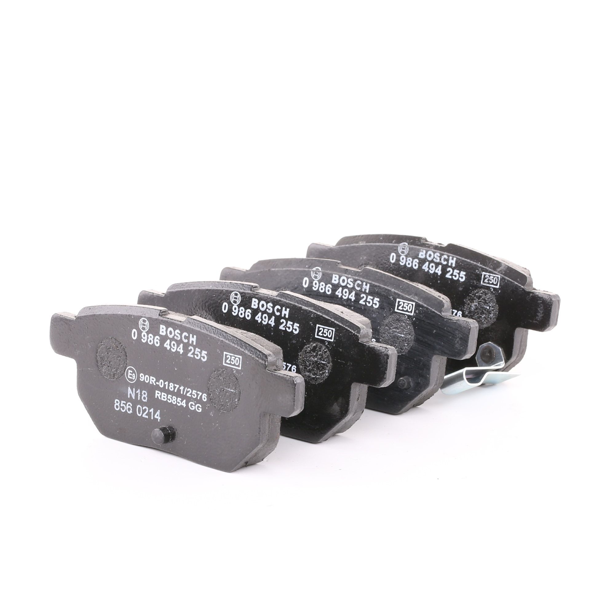 BOSCH Plaquettes De Frein 0 986 494 255 Jeu De Plaquettes De Frein,Jeu de plaquettes de frein, frein
