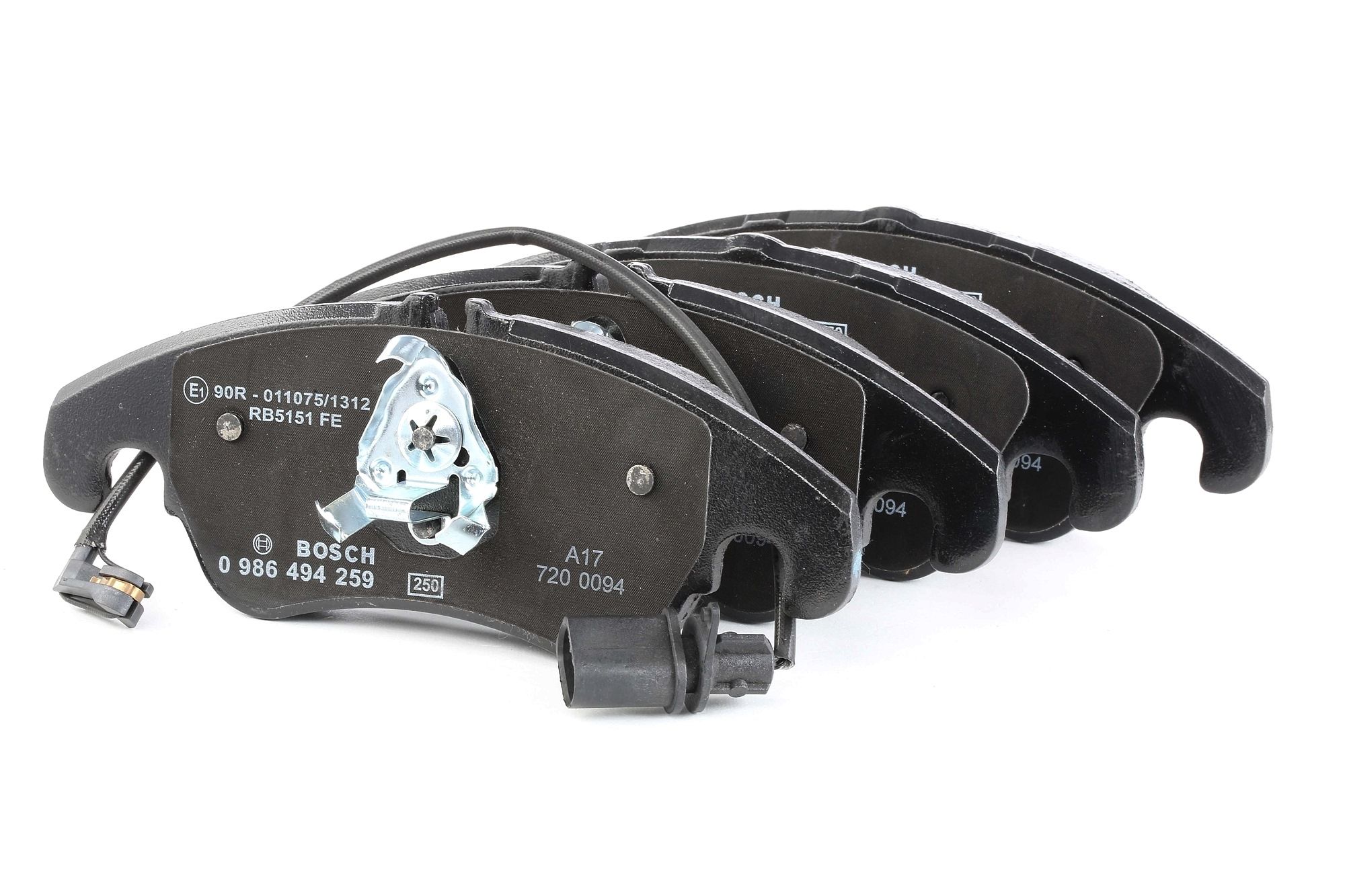 BOSCH Plaquettes De Frein 0 986 494 259 Jeu De Plaquettes De Frein,Jeu de plaquettes de frein, frein