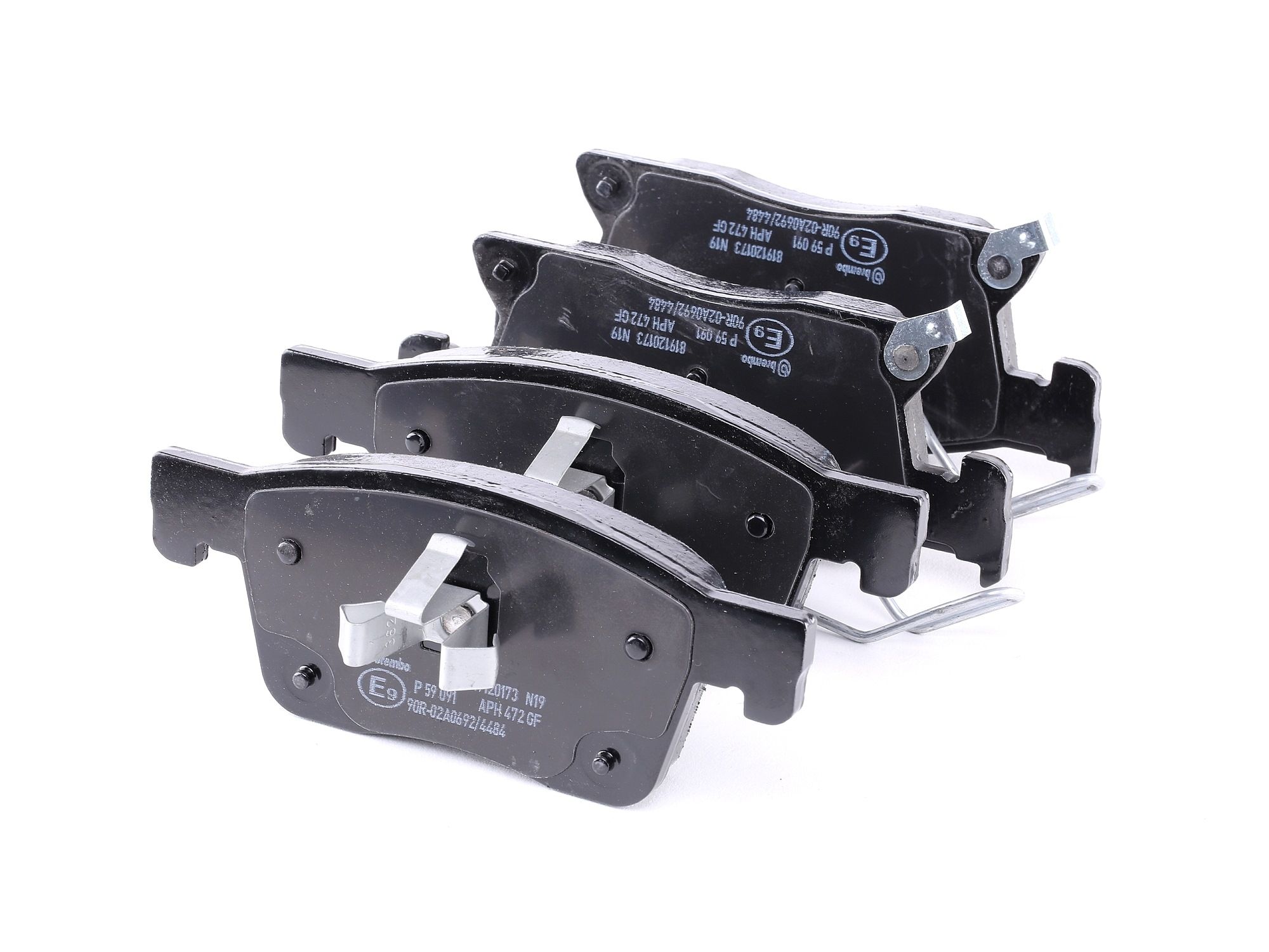 BREMBO Plaquettes De Frein P 59 091 Jeu De Plaquettes De Frein,Jeu de plaquettes de frein, frein à d