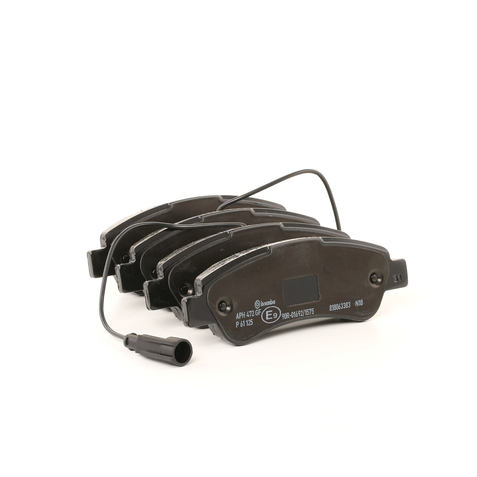 BREMBO Plaquettes De Frein P 61 125 Jeu De Plaquettes De Frein,Jeu de plaquettes de frein, frein à d