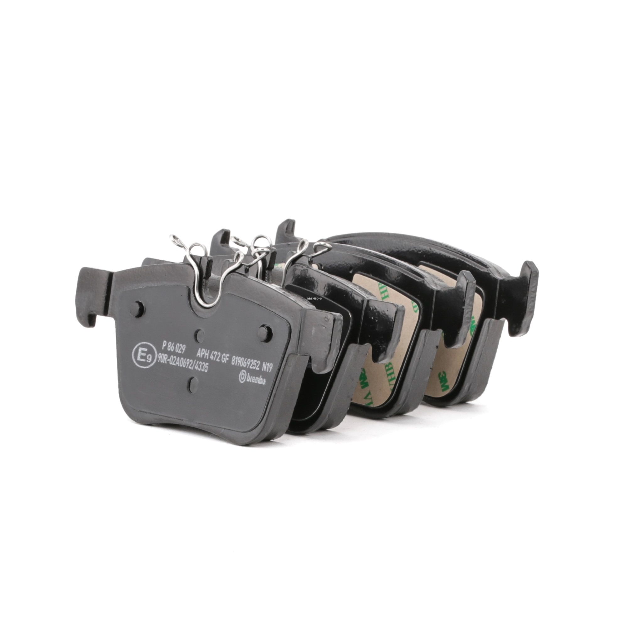BREMBO Plaquettes De Frein P 86 029 Jeu De Plaquettes De Frein,Jeu de plaquettes de frein, frein à d