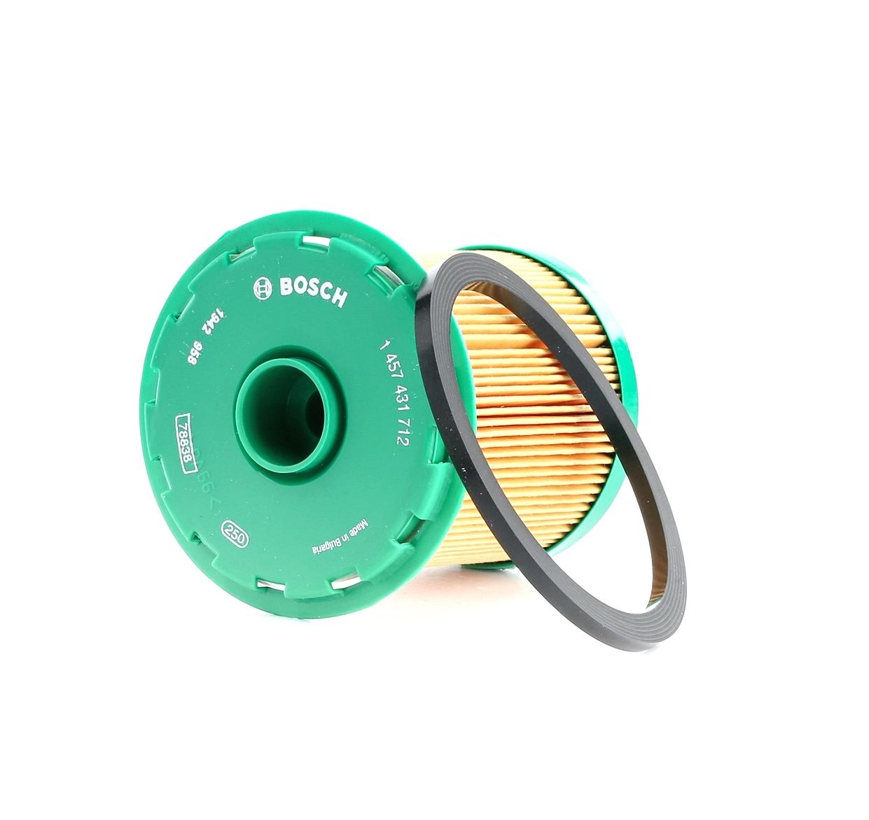 BOSCH Filtre à Carburant 1 457 431 712 Filtre Fuel RENAULT,CLIO II BB0/1/2_, CB0/1/2_,SCÉNIC I JA0/1