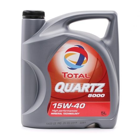 TOTAL Aceite de motor 2148645 Aceite motor DODGE RAM 2006 ac 15W-40, Capacidad: 5L, Aceite mineral 2148645