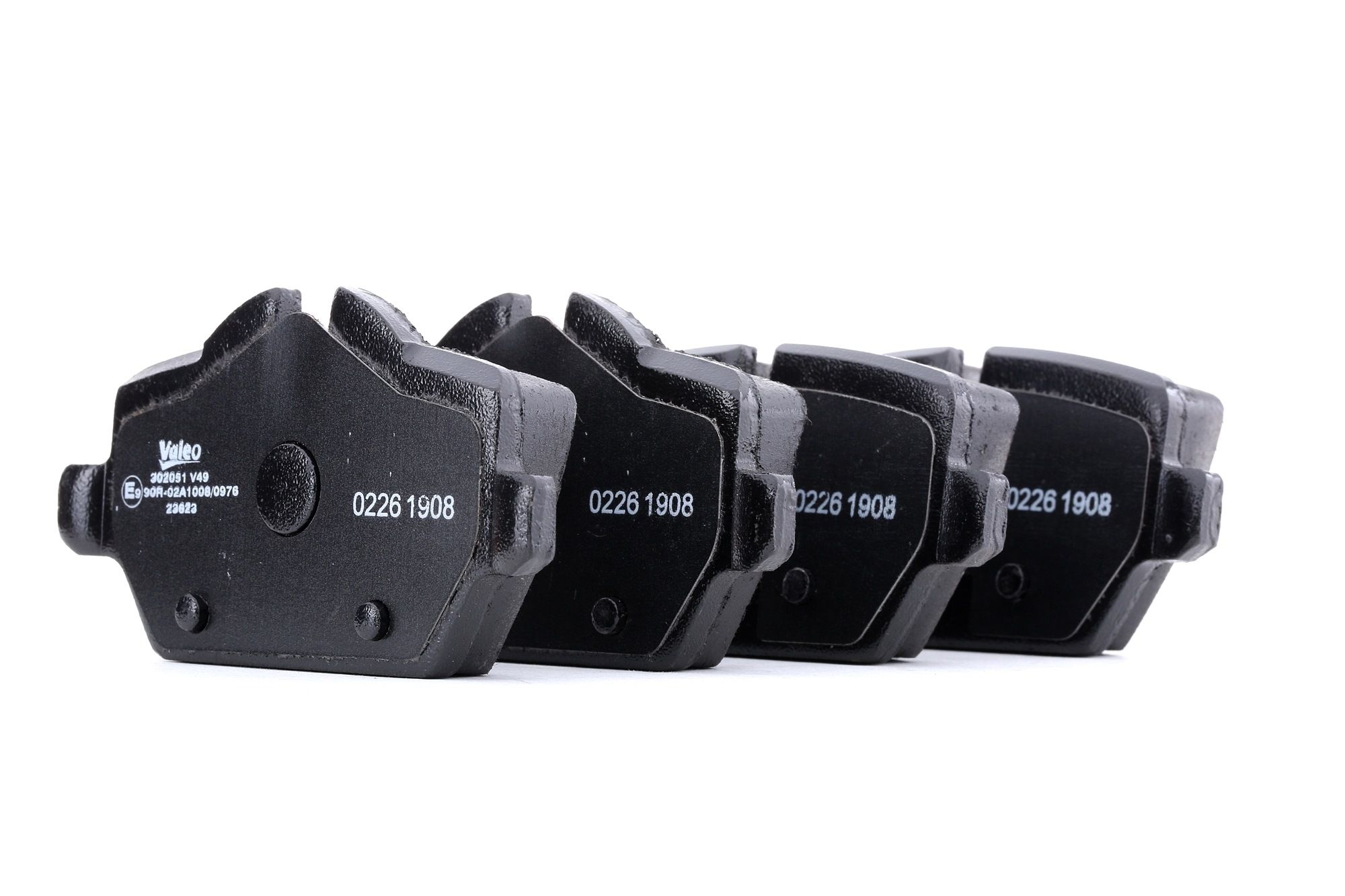 VALEO Plaquettes De Frein 302051 Jeu De Plaquettes De Frein,Jeu de plaquettes de frein, frein à disq