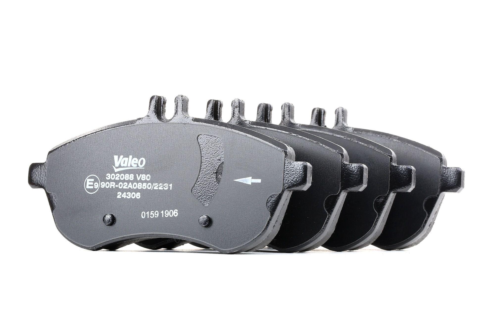 VALEO Plaquettes De Frein 302088 Jeu De Plaquettes De Frein,Jeu de plaquettes de frein, frein à disq