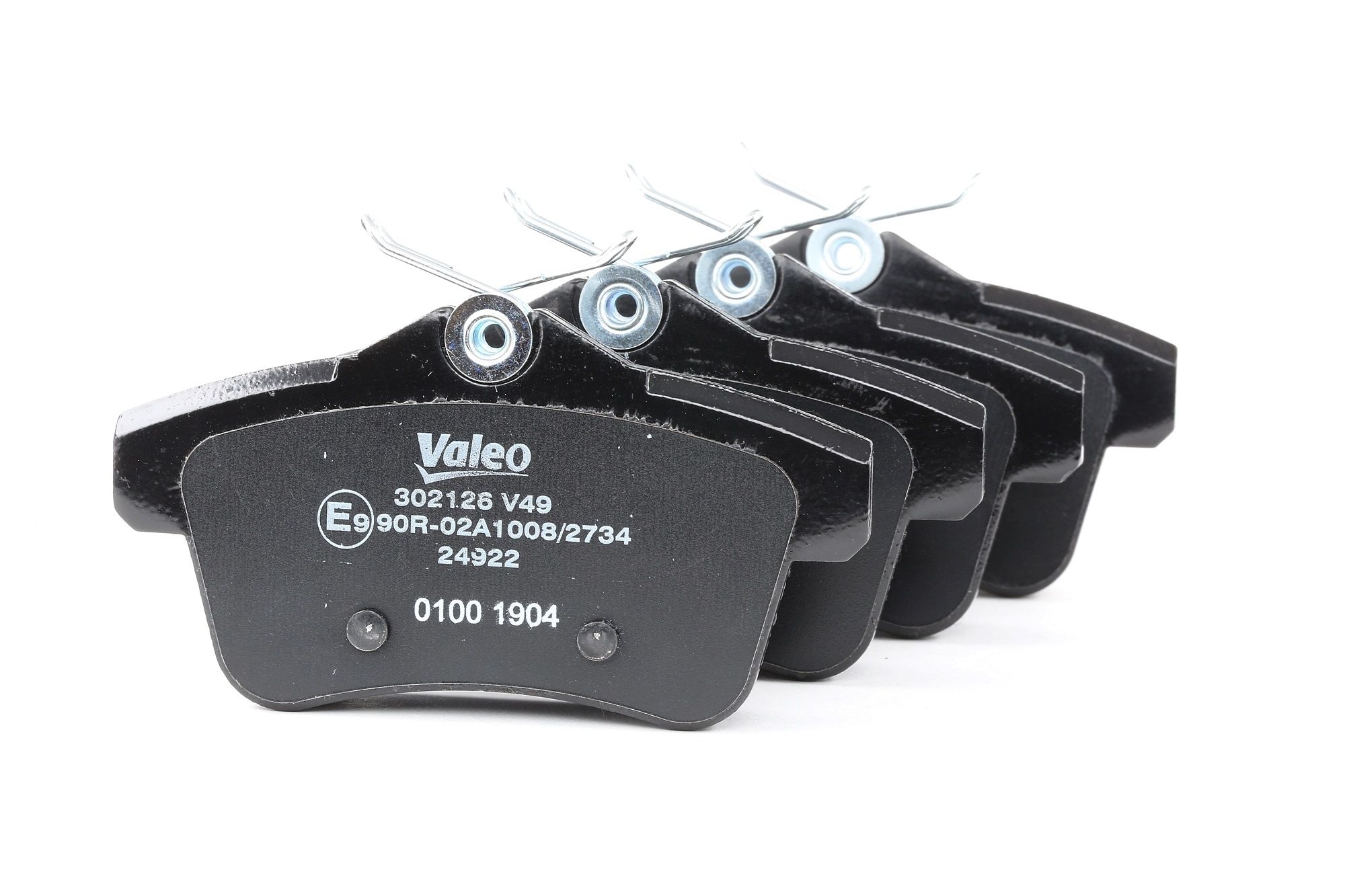 VALEO Plaquettes De Frein 302126 Jeu De Plaquettes De Frein,Jeu de plaquettes de frein, frein à disq