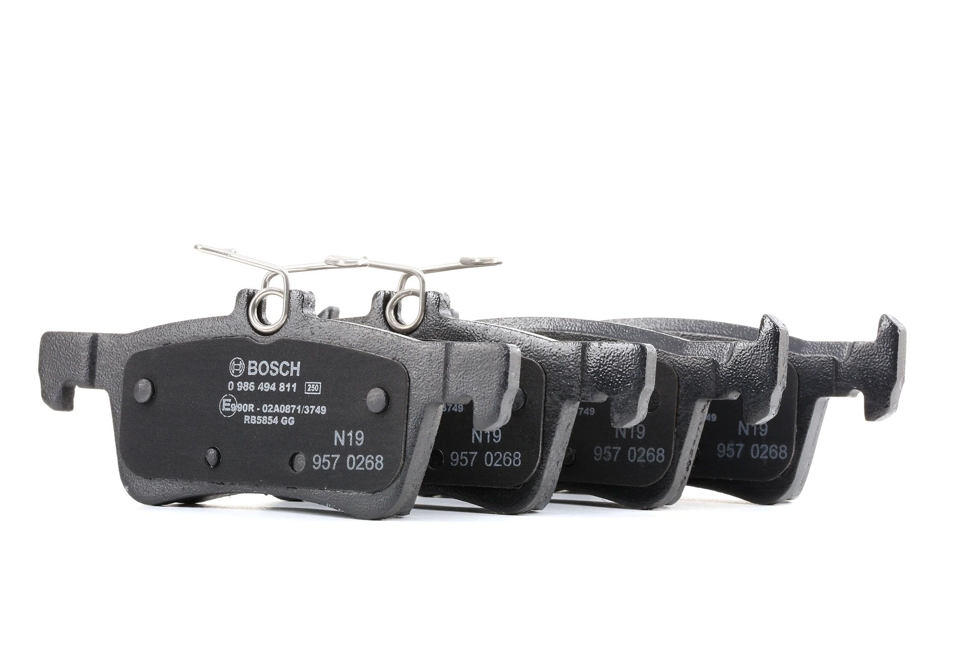 BOSCH Plaquettes De Frein 0 986 494 811 Jeu De Plaquettes De Frein,Jeu de plaquettes de frein, frein