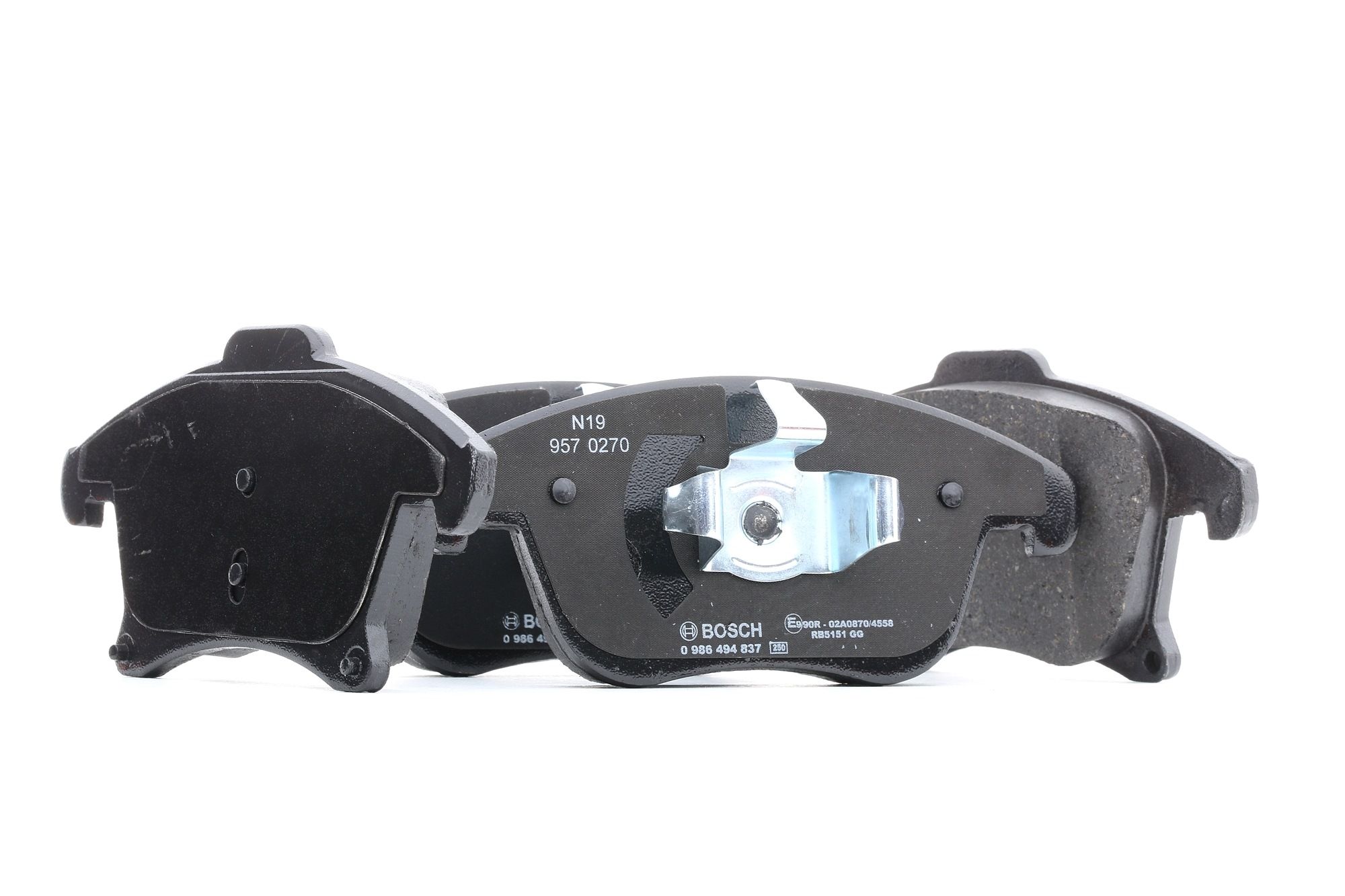 BOSCH Plaquettes De Frein 0 986 494 837 Jeu De Plaquettes De Frein,Jeu de plaquettes de frein, frein